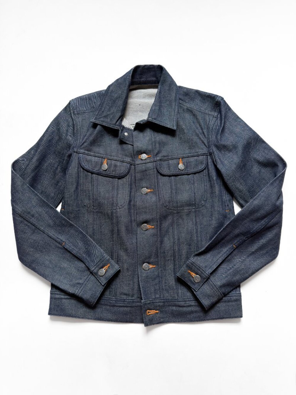 A.P.C. Raw Denim Jacket Indigo Men’s Size XXS - Picture 2 of 9